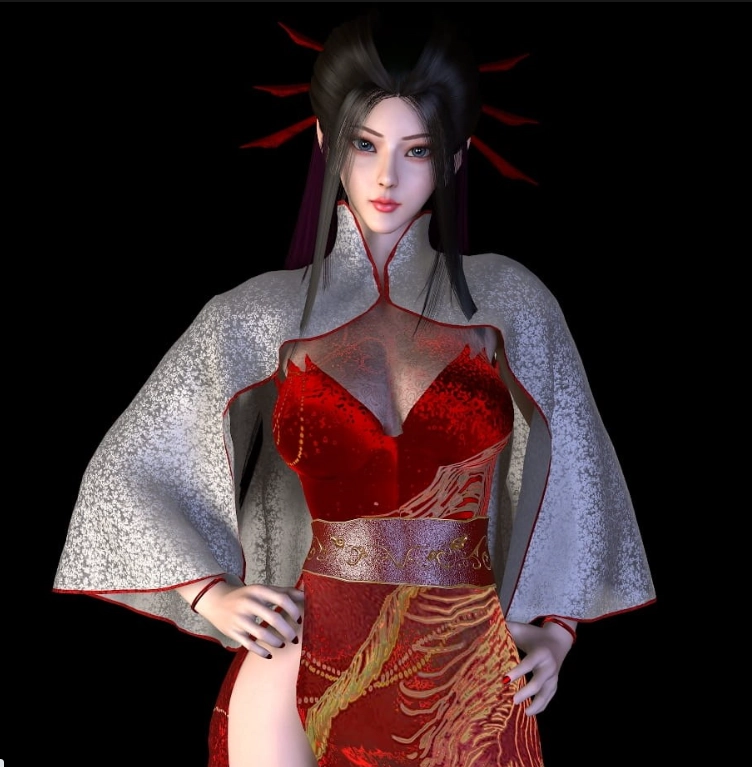 Archer.焰灵姬_旗袍.1-入尘资源站