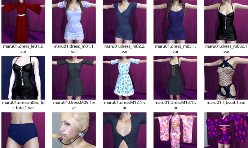 maru01作者服装合集-入尘资源站